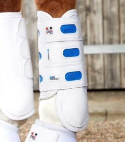Air Cooled Original Eventing Boots -Premier Equine Store Air Cooled Original Eventing Boot Front White 1