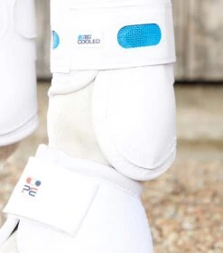 Air Cooled Original Eventing Boots -Premier Equine Store Air Cooled Original Eventing Boot Front White 5