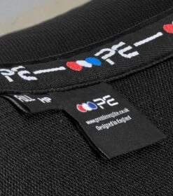 Airtechnology Shockproof Wool Saddle Pad - Half Pad -Premier Equine Store Airtechnology Shockproof Wool Half Pad Black Natural 2