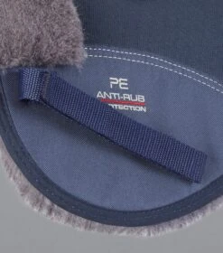 Airtechnology Shockproof Wool Saddle Pad - Half Pad -Premier Equine Store Airtechnology Shockproof Wool Half Pad Navy Grey 5