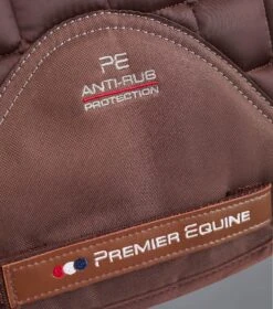 Alberta CC Satin Dressage Square 6 Alberta CC Satin Dressage Square -Premier Equine Store Alberta CC Satin Dressage Square brown 6
