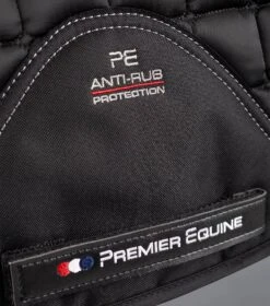 Alberta CC Satin GP/Jump Square -Premier Equine Store Alberta GP Jump Saddle Pad Black 5