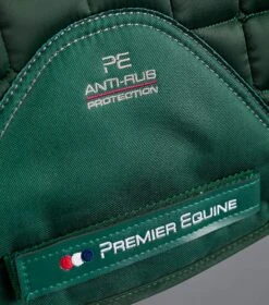 Alberta CC Satin GP/Jump Square -Premier Equine Store Alberta GP Jump Saddle Pad Olive 7