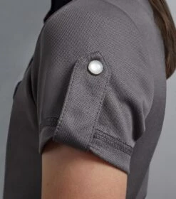 Mini Amia Girl's Technical Short Sleeve Riding Top 12 Mini Amia Girl's Technical Short Sleeve Riding Top -Premier Equine Store Amia Top Kids grey 5
