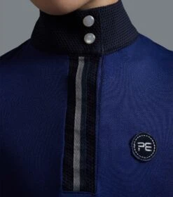 Mini Amia Girl's Technical Short Sleeve Riding Top 5 Mini Amia Girl's Technical Short Sleeve Riding Top -Premier Equine Store Amia Top Kids navy 4