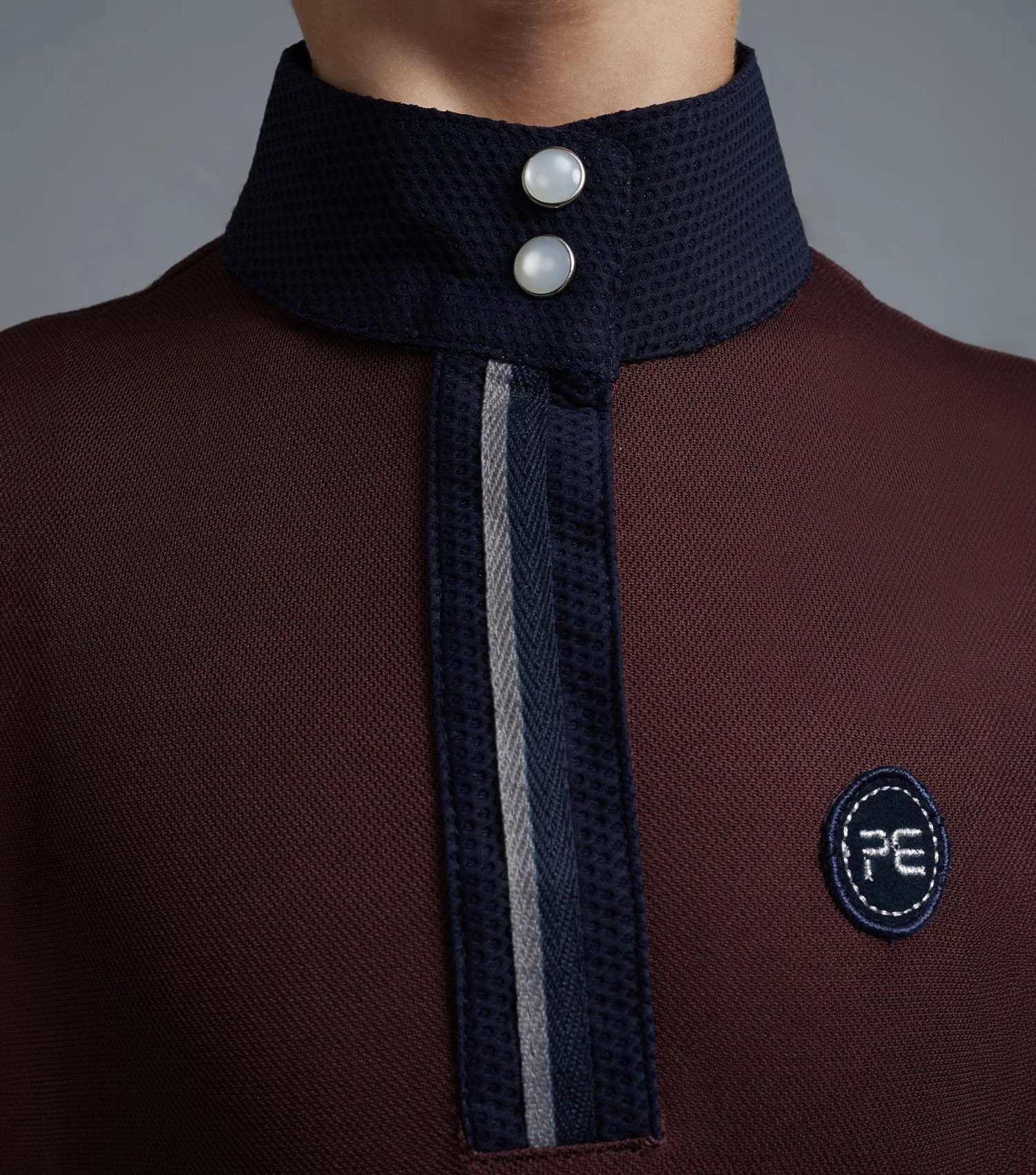 Mini Amia Girl's Technical Short Sleeve Riding Top Mini Amia Girl's Technical Short Sleeve Riding Top -Premier Equine Store Amia Top Kids wine 4