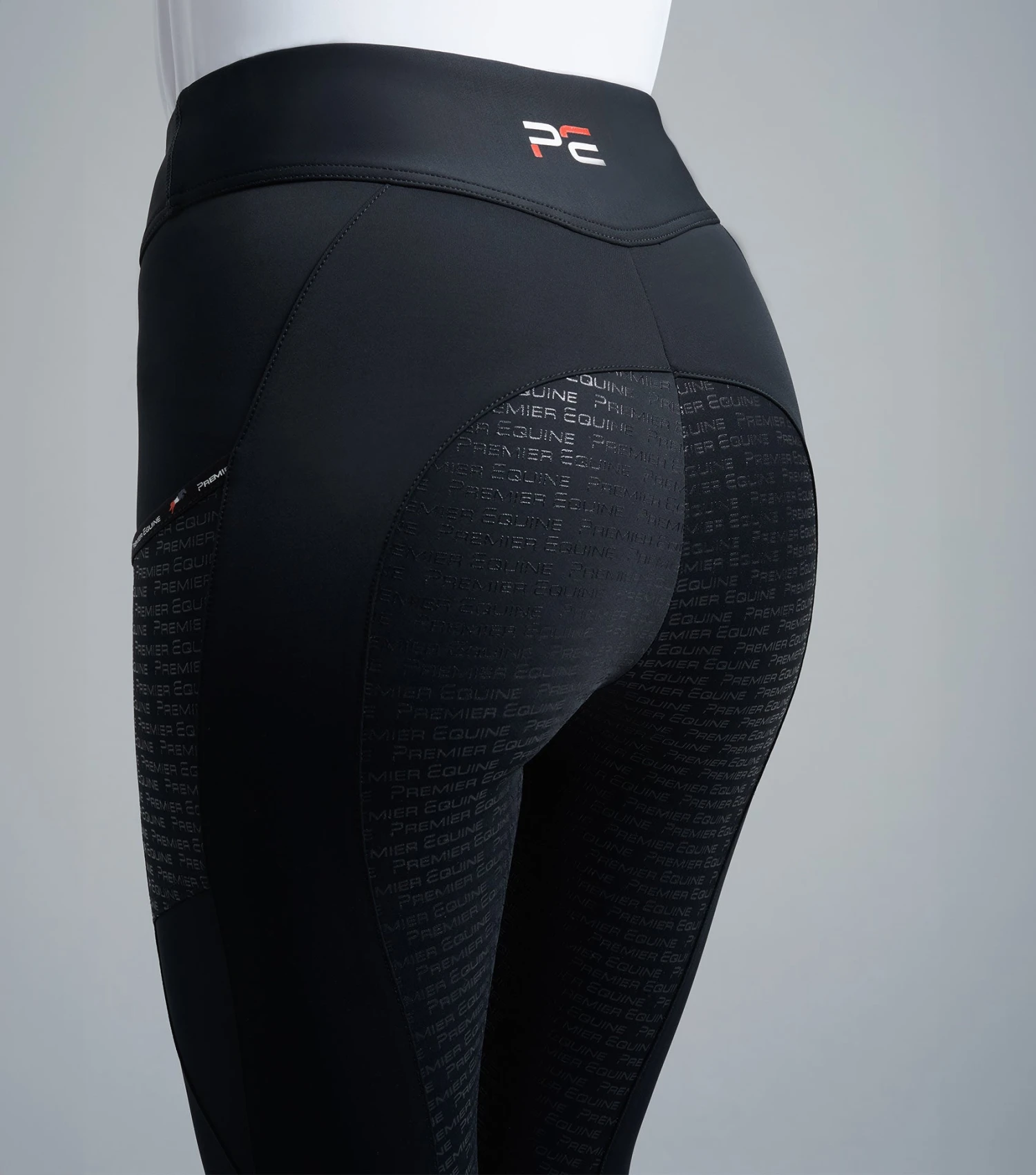 Aporia Ladies Riding Tights Aporia Ladies Riding Tights -Premier Equine Store Aporia Riding Tights Black 4