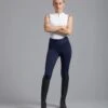 Aporia Ladies Riding Tights 2 Aporia Ladies Riding Tights -Premier Equine Store Aporia Riding Tights Navy 1
