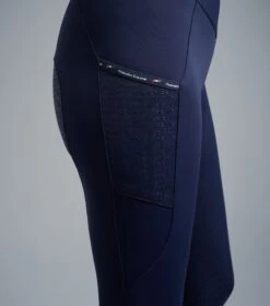 Aporia Ladies Riding Tights 4 Aporia Ladies Riding Tights -Premier Equine Store Aporia Riding Tights Navy 3