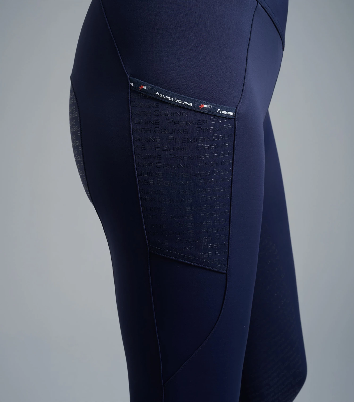 Aporia Ladies Riding Tights Aporia Ladies Riding Tights -Premier Equine Store Aporia Riding Tights Navy 3