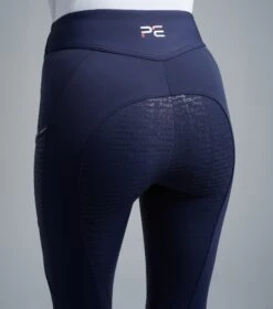 Aporia Ladies Riding Tights 5 Aporia Ladies Riding Tights -Premier Equine Store Aporia Riding Tights Navy 4