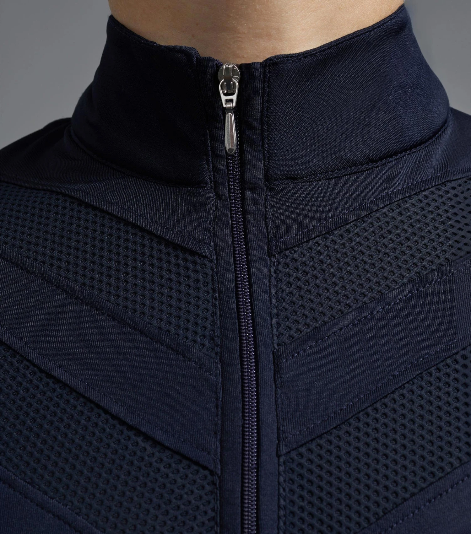 Arclos Ladies Technical Long Sleeve Riding Top Arclos Ladies Technical Long Sleeve Riding Top -Premier Equine Store Arclos Ladies Technical Long Sleeved Training Top Navy 4