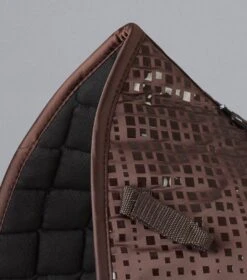 Armada Close Contact Dressage Square -Premier Equine Store Armada Close Contact Anti Slip Dressage Brown 3