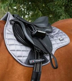 Armada Close Contact GP/Jump Square -Premier Equine Store Armada Close Contact Anti Slip GP Jump Grey 2