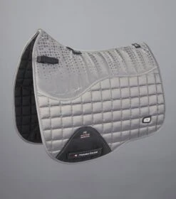 Armada Close Contact Dressage Square -Premier Equine Store ArmadaCCSatinDressage Grey 1