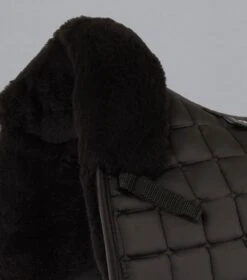 Atlantis CC Satin Wool Dressage Square -Premier Equine Store Atlantis Dressage Saddle Pad Black3
