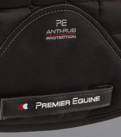 Atlantis CC Satin Wool Dressage Square -Premier Equine Store Atlantis Dressage Saddle Pad Black5