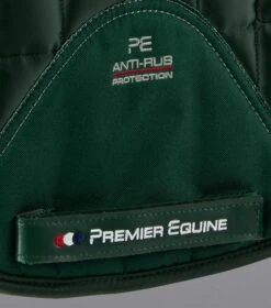 Atlantis CC Satin Wool Dressage Square -Premier Equine Store Atlantis Dressage Saddle Pad Green5