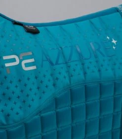 Azzure Anti-Slip Satin Dressage Square 19 Azzure Anti-Slip Satin Dressage Square -Premier Equine Store Azzure Anti Slip Satin Dressage Square Turquoise 6