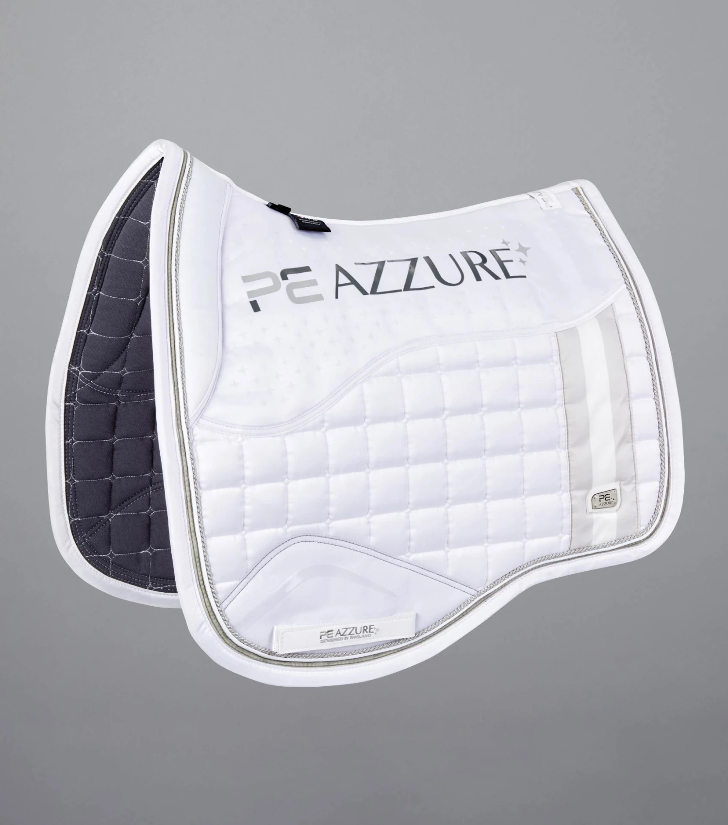 Azzure Anti-Slip Satin Dressage Square Azzure Anti-Slip Satin Dressage Square -Premier Equine Store Azzure Anti Slip Satin Dressage Square White 1 8f917c14 57c7 4ce3 984d b8c1da5cf364