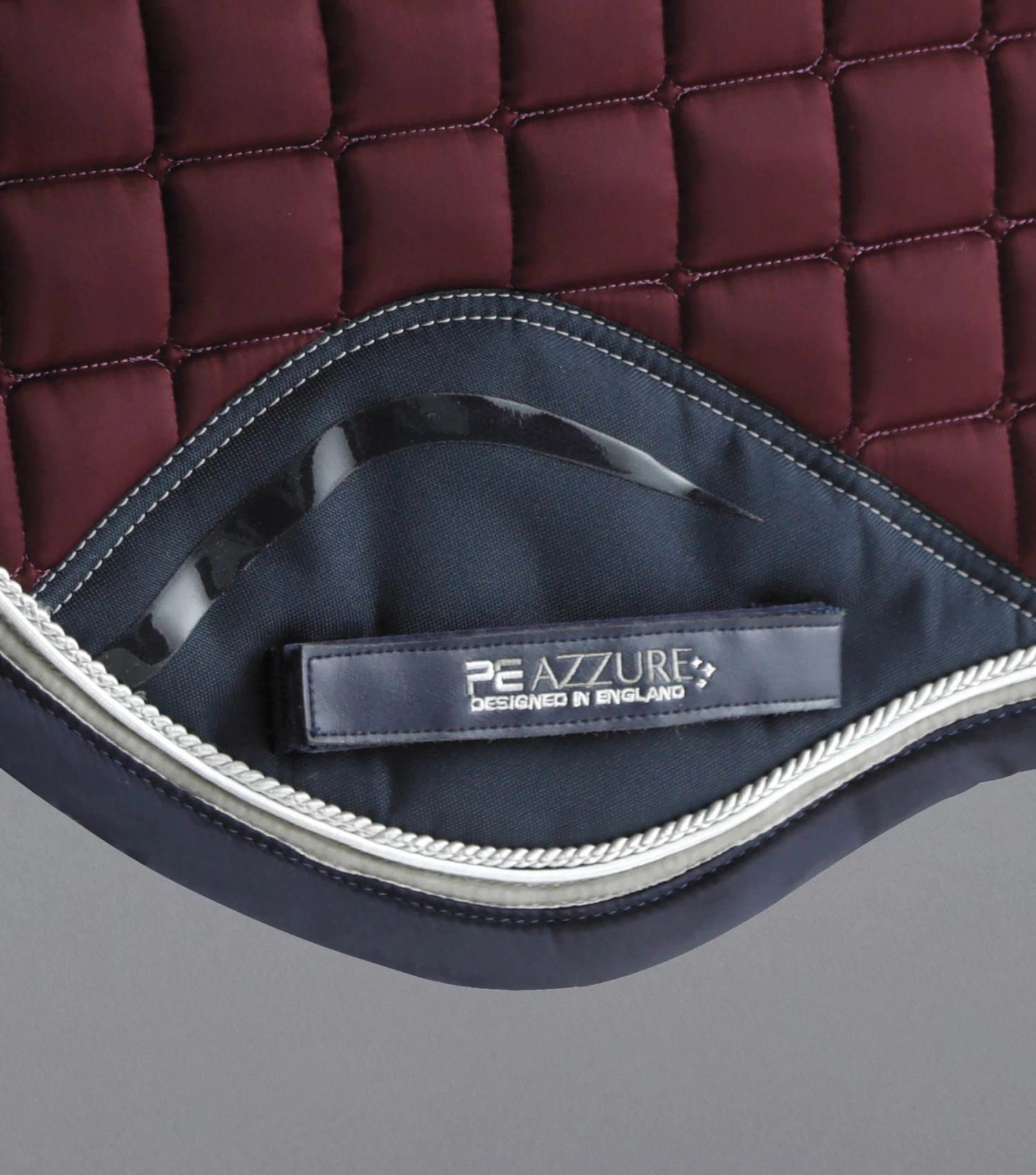 Azzure Anti-Slip Satin GP/ Jump Square Azzure Anti-Slip Satin GP/ Jump Square -Premier Equine Store Azzure Anti Slip Satin GPJump Square Wine 5