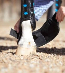 Ballistic No-Turn Over Reach Boots 5 Ballistic No-Turn Over Reach Boots -Premier Equine Store Ballistic No Turn Over Reach Boots Black 3