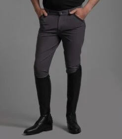 Barusso Men's Gel Knee Breeches -Premier Equine Store Barrusso Breeches Grey 2 65e7f7d7 e8e2 4b75 9e84 a7aa5051f4ca