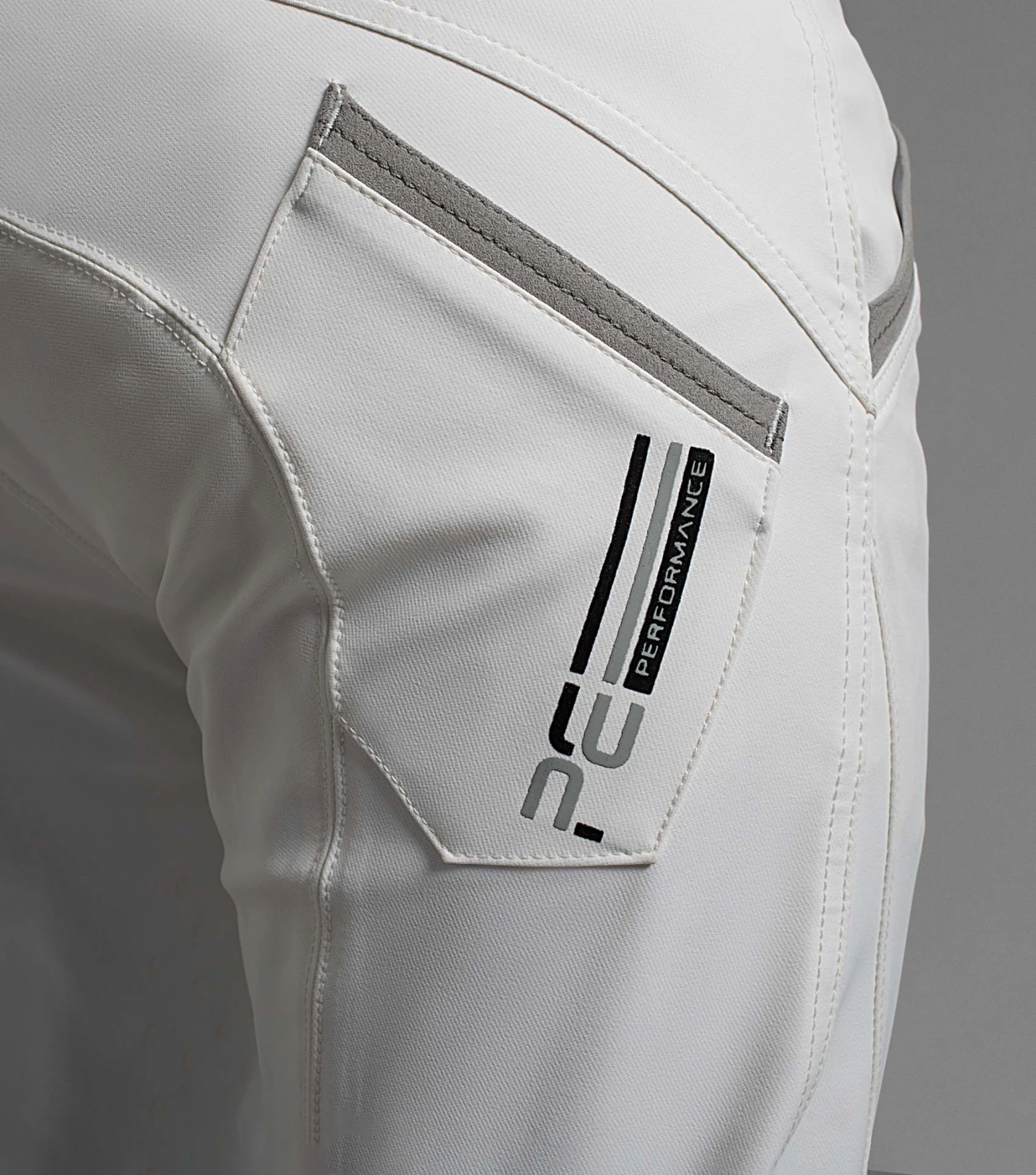 Barusso Men's Gel Knee Competition Breeches Barusso Men's Gel Knee Competition Breeches -Premier Equine Store Barrusso Breeches White 4