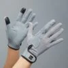 Bordoni Leather Mesh Riding Gloves