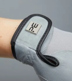 Bordoni Leather Mesh Riding Gloves 4 Bordoni Leather Mesh Riding Gloves -Premier Equine Store Bordoni Gloves Grey3