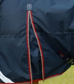 Buster 100g Turnout Rug With Snug-Fit Neck Cover 5 Buster 100g Turnout Rug With Snug-Fit Neck Cover -Premier Equine Store Buster 100 Turnout Rug Navy 4