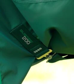 Buster 200g Turnout Rug With Snug-Fit Neck Cover -Premier Equine Store Buster 200 Turnout Rug Green 5
