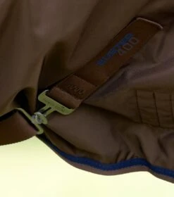 Buster 400g Turnout Rug With Snug-Fit Neck Cover -Premier Equine Store Buster 400 Turnout Rug Brown 5