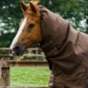 Buster 400g Turnout Rug Neck Cover (200g Fill) 1 Buster 400g Turnout Rug Neck Cover (200g Fill) -Premier Equine Store Buster 400 Turnout Rug Brown Neck 1