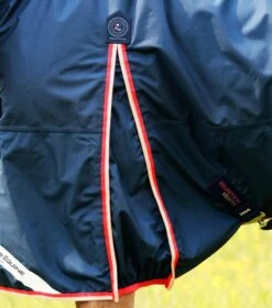 Buster Storm 200g Combo Turnout Rug With Snug-Fit Neck 5 Buster Storm 200g Combo Turnout Rug With Snug-Fit Neck -Premier Equine Store Buster Storm 200 Turnout Rug Navy 4