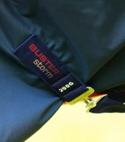 Buster Storm 200g Combo Turnout Rug With Snug-Fit Neck 6 Buster Storm 200g Combo Turnout Rug With Snug-Fit Neck -Premier Equine Store Buster Storm 200 Turnout Rug Navy 5
