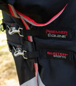 Buster Storm 400g Combo Turnout Rug With Snug-Fit Neck 4 Buster Storm 400g Combo Turnout Rug With Snug-Fit Neck -Premier Equine Store Buster Storm 400 Turnout Rug Black 4