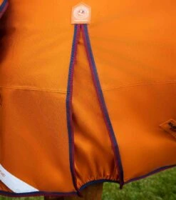 Buster Storm 200g Combo Turnout Rug With Classic Neck 5 Buster Storm 200g Combo Turnout Rug With Classic Neck -Premier Equine Store Buster Storm Burnt Orange 4 Summer