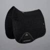 Close Contact European Cotton Saddle Pad - Dressage Square -Premier Equine Store CC European Cotton Dressage Black 1
