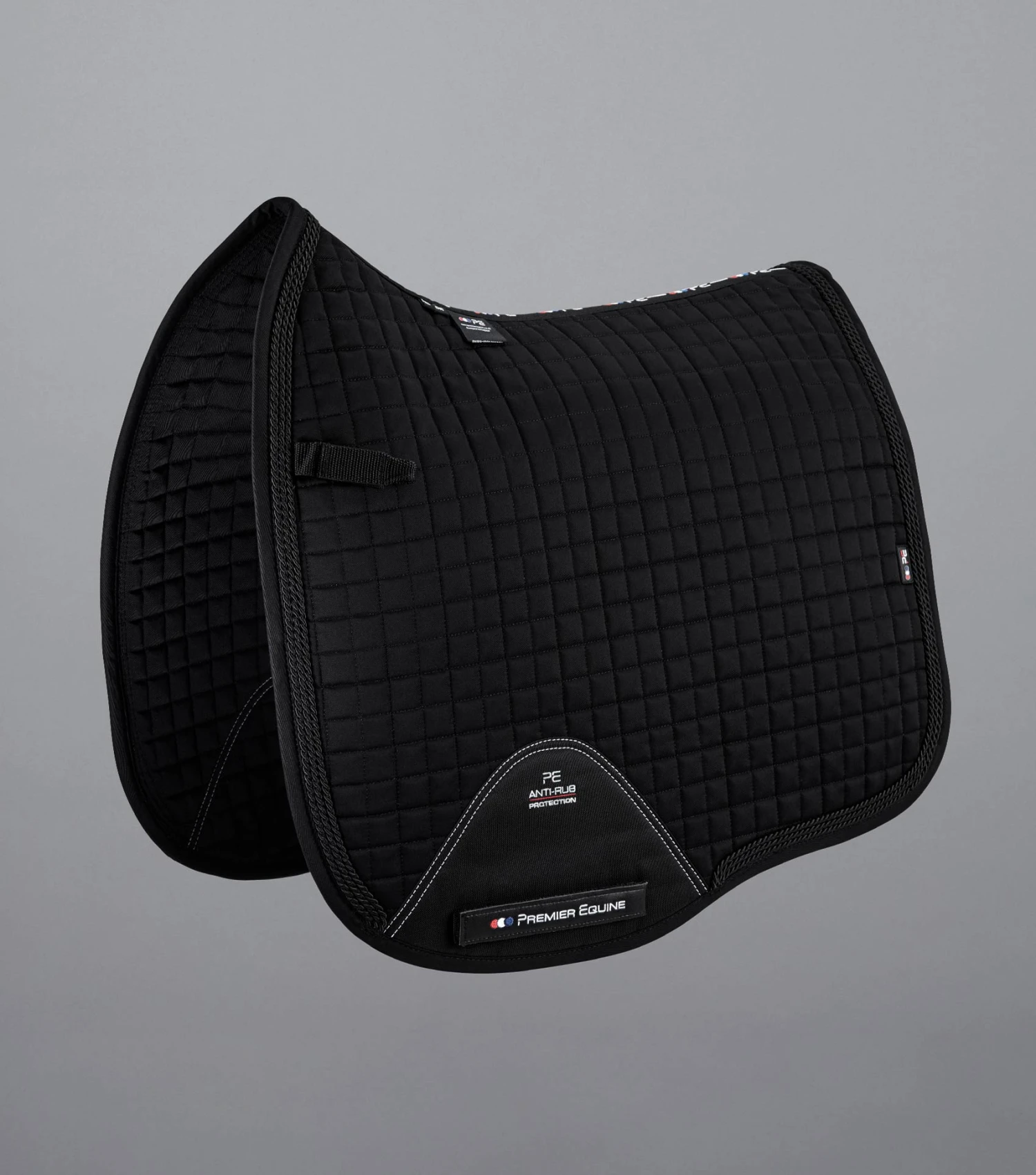Close Contact European Cotton Saddle Pad - Dressage Square Close Contact European Cotton Saddle Pad - Dressage Square -Premier Equine Store CC European Cotton Dressage Black 1