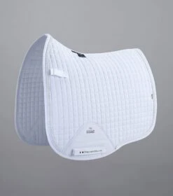 Close Contact European Cotton Saddle Pad - Dressage Square 8 Close Contact European Cotton Saddle Pad - Dressage Square -Premier Equine Store CC European Cotton Dressage White 1