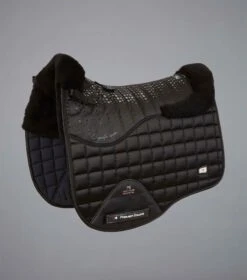 Capella Close Contact Merino Wool Dressage Square 7 Capella Close Contact Merino Wool Dressage Square -Premier Equine Store Capella CC Merino Wool Dressage Square Black Black Wool 1 20920a40 1d1f 41cb a33d 972a185b4c96