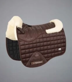 Capella Close Contact Merino Wool Dressage Square 17 Capella Close Contact Merino Wool Dressage Square -Premier Equine Store Capella CC Merino Wool Dressage Square Brown Natural Wool 1