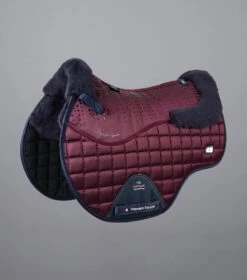 Capella Close Contact Merino Wool GP/Jump Square -Premier Equine Store Capella Wool GPJump Saddle Pad Burgundy 1