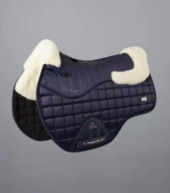 Capella Close Contact Merino Wool GP/Jump Square -Premier Equine Store Capella Wool GPJump Saddle Pad Navy 1