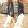 Carbon Air-Tech Double Locking Brushing Boots 2 Carbon Air-Tech Double Locking Brushing Boots -Premier Equine Store Carbon Air Tech Double Locking Brushing Boot Black 1
