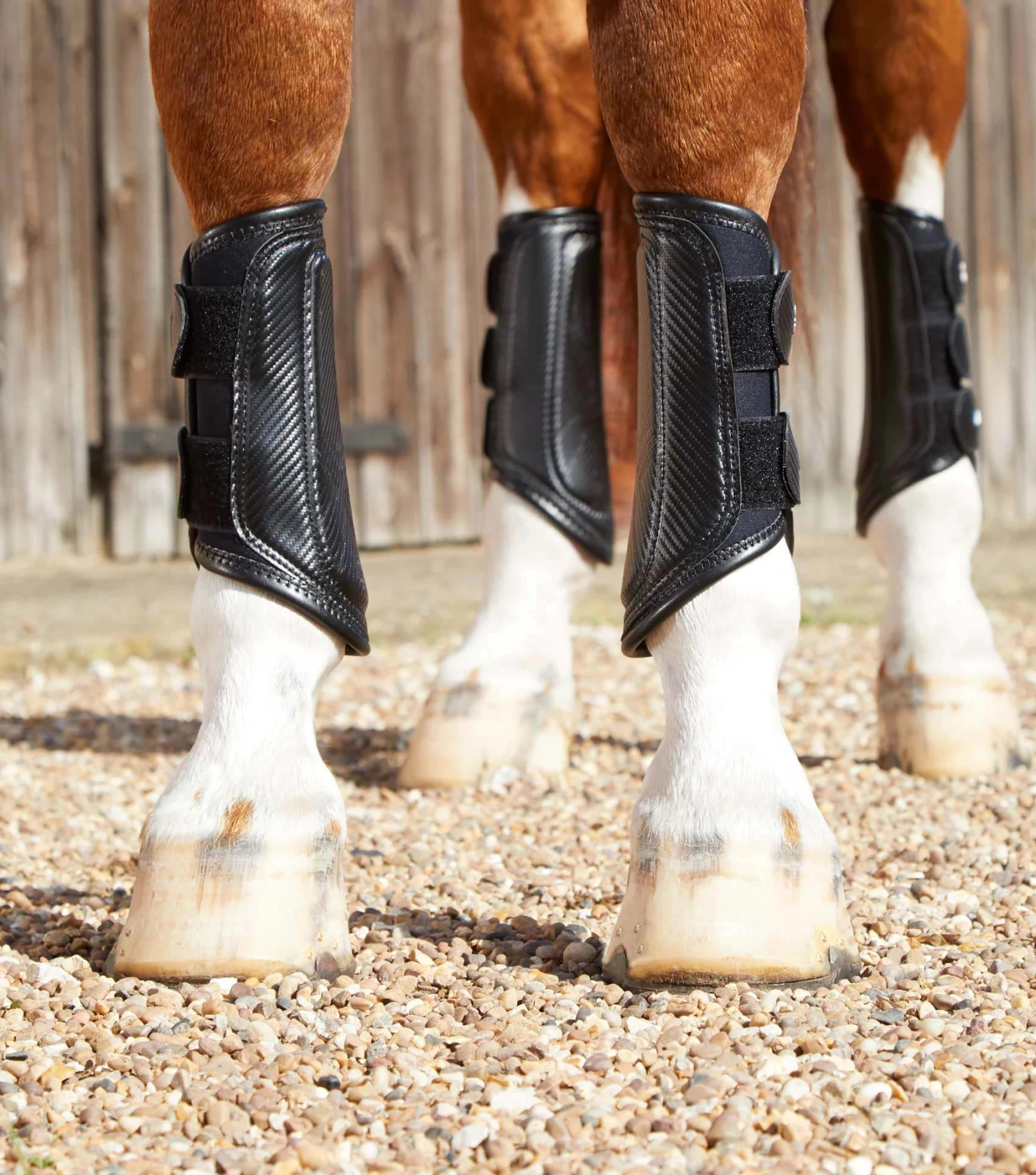 Carbon Air-Tech Double Locking Brushing Boots Carbon Air-Tech Double Locking Brushing Boots -Premier Equine Store Carbon Air Tech Double Locking Brushing Boot Black 2