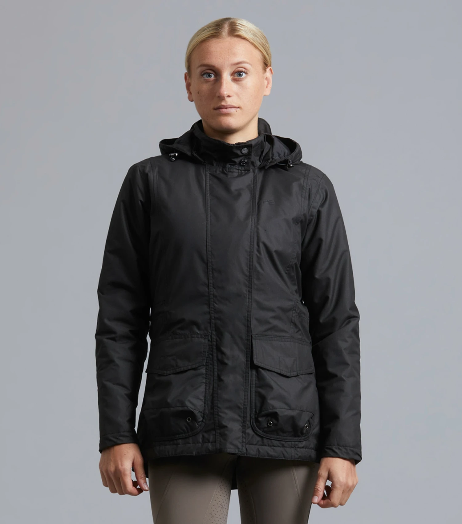 Cascata Ladies Waterproof Coat Cascata Ladies Waterproof Coat -Premier Equine Store Cascata Jacket Black 1
