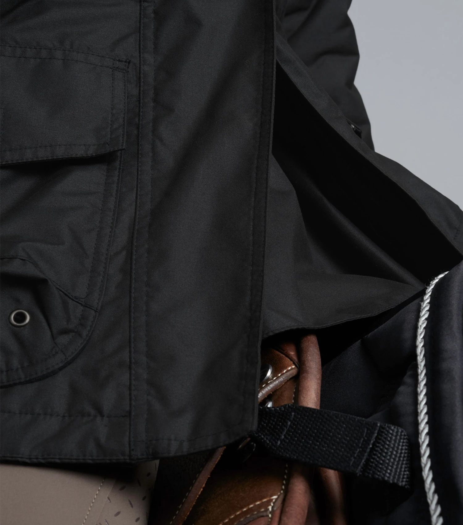 Cascata Ladies Waterproof Coat Cascata Ladies Waterproof Coat -Premier Equine Store Cascata Jacket Black 5