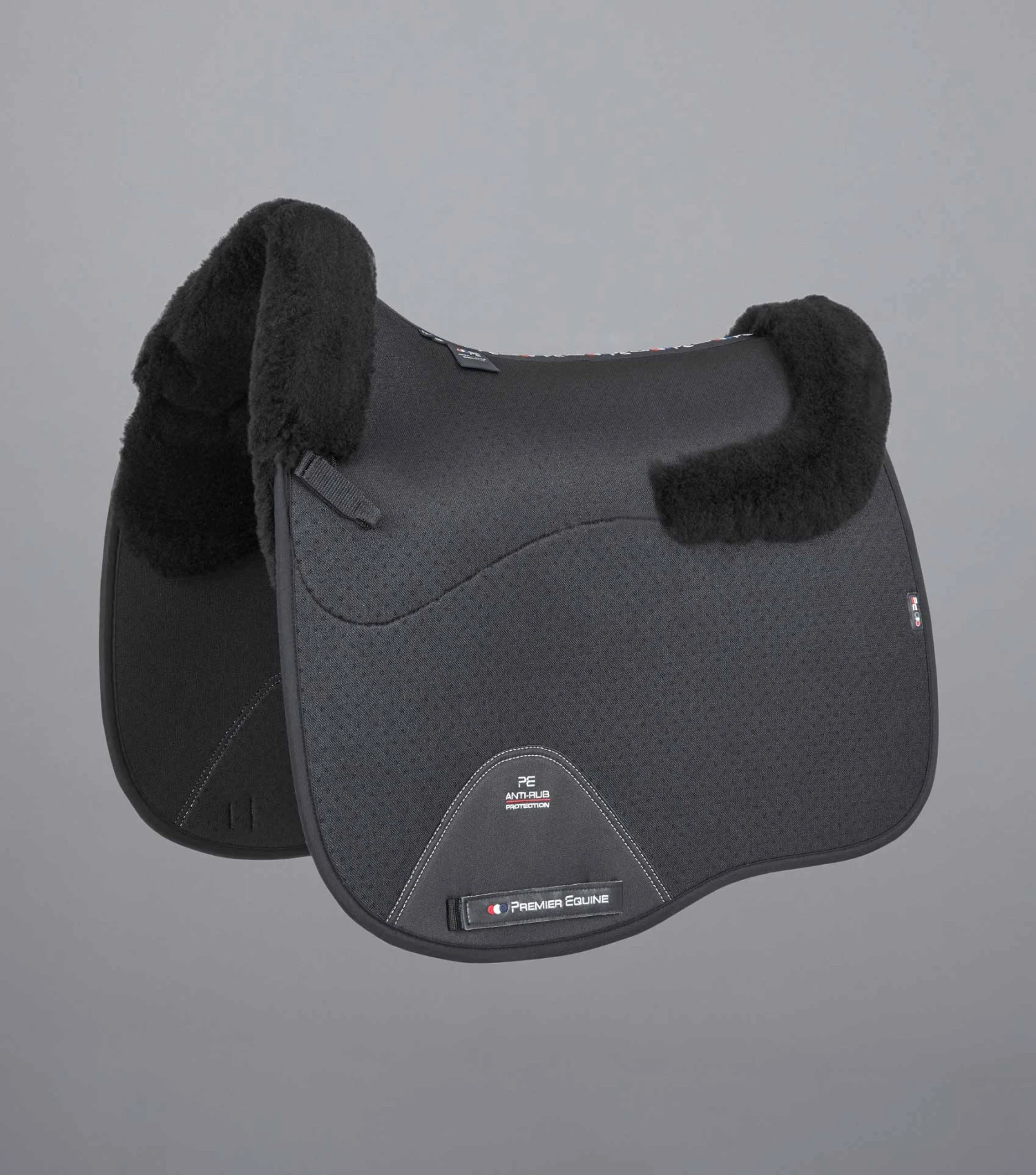 Close Contact Airtechnology Shockproof Wool Saddle Pad - Dressage Square Close Contact Airtechnology Shockproof Wool Saddle Pad - Dressage Square -Premier Equine Store Close Contact Airtechnology Shockproof European Merino Wool Half Lined Dressage Square Black 1 f4e1b504 a6ff 48e5 8347 8565ca2a5183